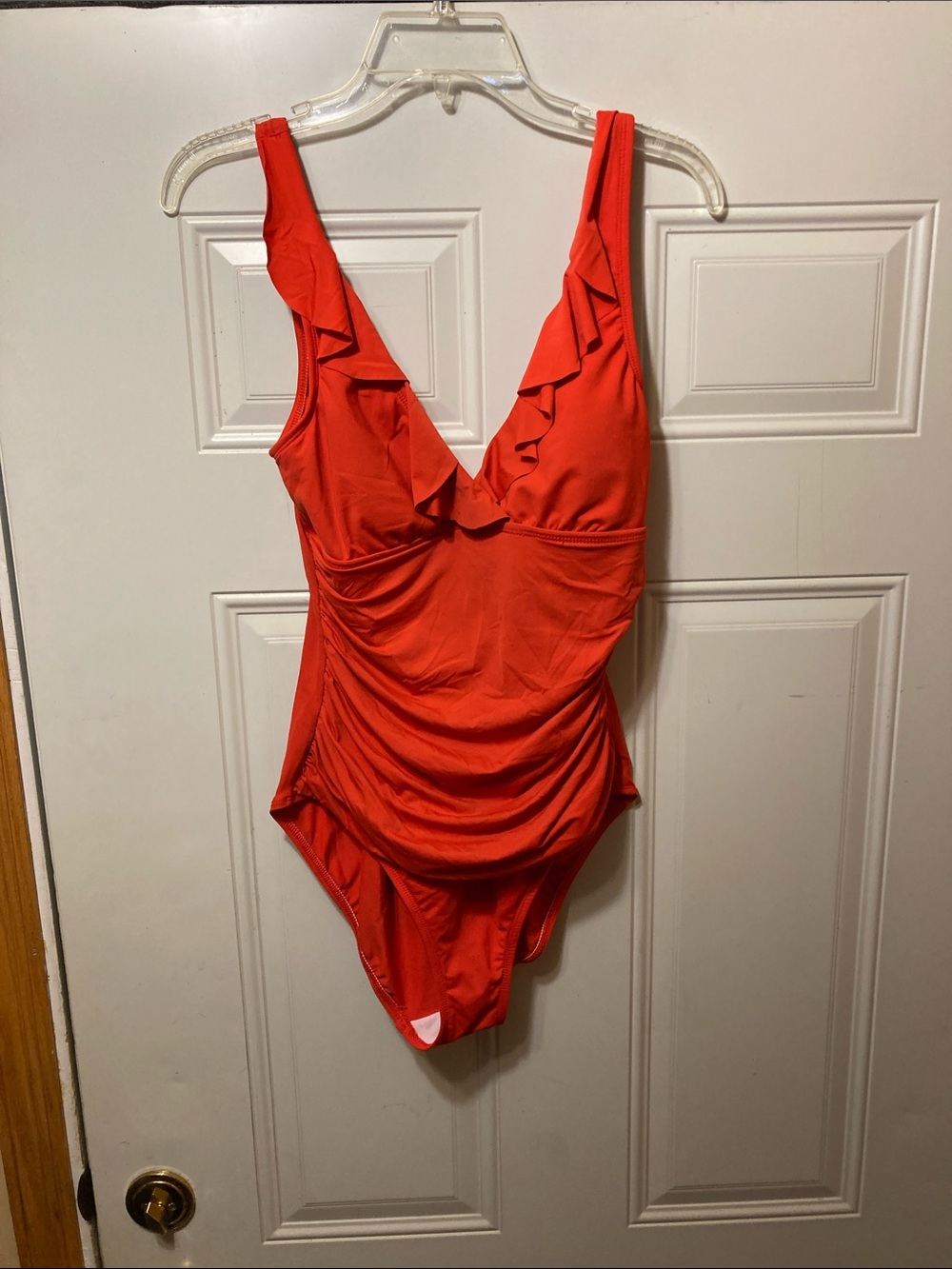 Chaps Ruffle-Trim One-Piece‎ Swimsuit 12